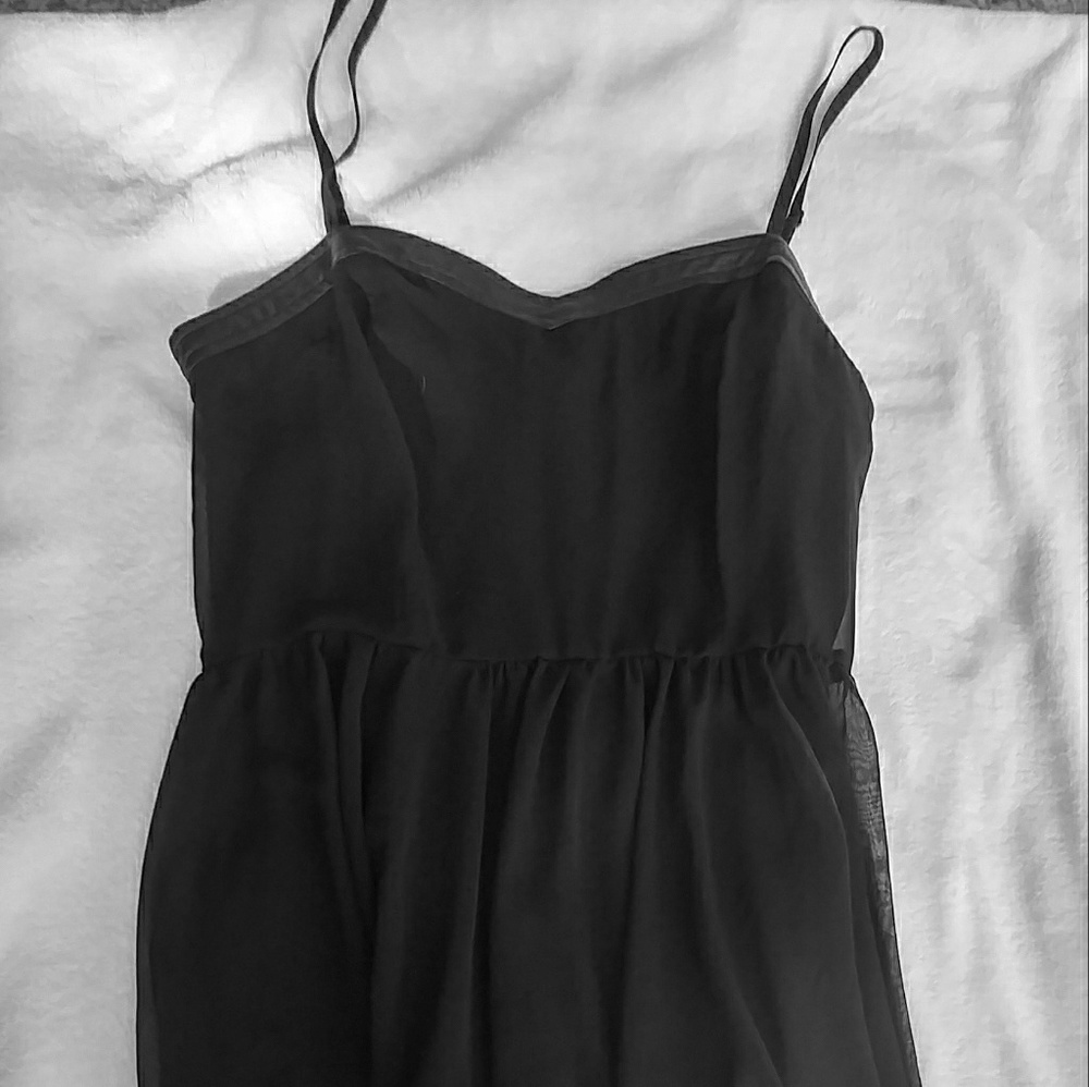 Black Strappy Mini Dress